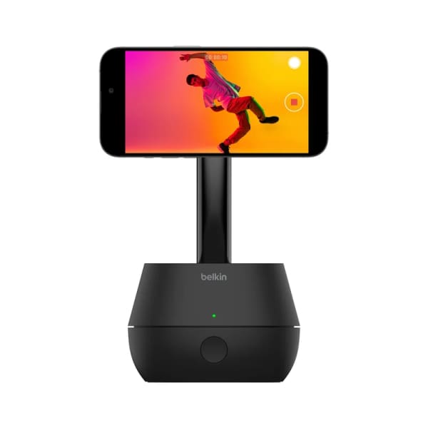 Support Rotatif Pro Avec Détection Automatique Et Dockkit Belkin Pour Smartphone 360° Noir (MMA008vf05BK) Support Rotatif Pro Avec Détection Automatique Et Dockkit Belkin Pour Smartphone 360° Noir (MMA008vf05BK)